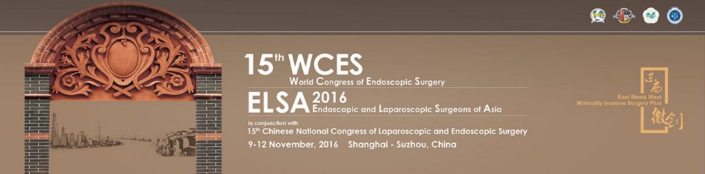 15th World Congress of Endoscopic Surgery – WCES 2016