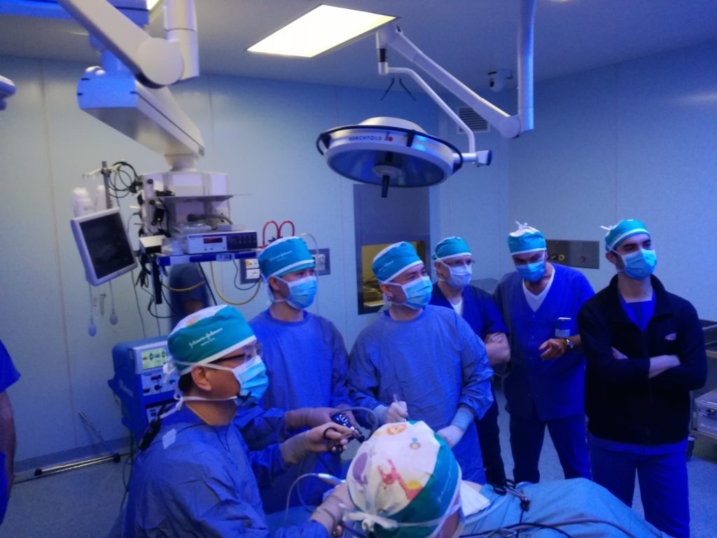 International Gastric Cancer Unit – Prof. Huang, Prof. Parisi and Prof. D’Andrea (Terni 2019)